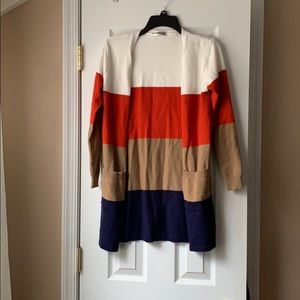 Colorblock Ecowish Cardigan
